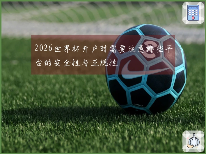 2026世界杯开户时需要注意哪些平台的安全性与正规性
