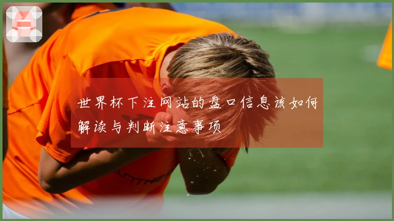 世界杯下注网站的盘口信息该如何解读与判断注意事项