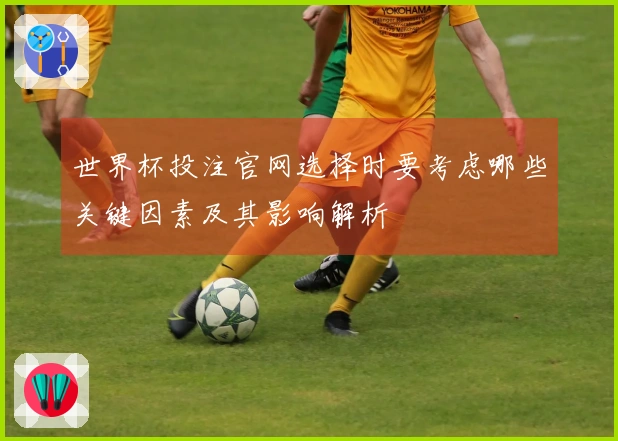 世界杯投注官网选择时要考虑哪些关键因素及其影响解析